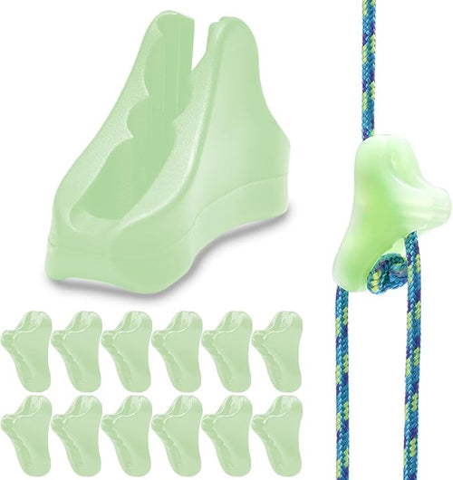 12Pack Ultralight Guyline Tensioners Tent Guyline Cord Rope Adjuster by CooBigo
