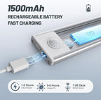 6 Pack Under Cabinet Lighting Wireless, 32 LED Rechargeable Battery Motion - Image 4