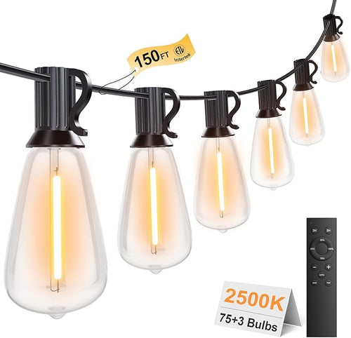 150FT Outdoor String Lights by Outdoorlights