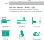 Led Under Cabinet Light, 12 Inch Led Light Bar, Warm White 3000K, Plug in - Image 4