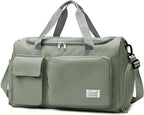 Suruid Travel Duffel Bag with Shoes Compartment Sports Gym Bag with Dry Wet by SURUID