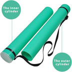 DEWEL Document Tube, Plastic Expanding Poster/Art/Document Storage Tube 24.5 to - Image 5