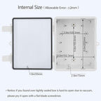 ABS Plastic Dustproof Waterproof IP65 Junction Box Hinged Shell Universal - Image 4