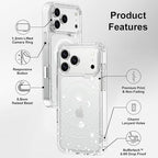 MOSNOVO for iPhone 17 Pro Max Case | Military Grade 6.6ft Drop Tested | Camera - Image 7
