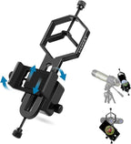 VANKEY 2-Axis Phone Scope Mount, Universal Spotting Scope Phone Adapter by VANKEY