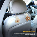4PCS Car Hooks for Purses and Bags, Flower Car Headrest Hook, Car Purse Hook - Image 5
