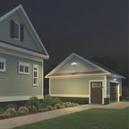 Lithonia Lighting HomeGuard 2-Light LED Outdoor Flood Lights, Outdoor LED Lights - Image 8
