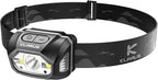 klarus HM1 IPX6 Waterproof Rechargeable Headlamp by KLARUS