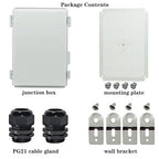 Zulkit Junction Box, IP67 Waterproof Electrical Box Hinged Cover Stainless - Image 6