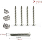 heyous 2 Set M8 Suspension Ceiling Wall Mount U Hook Anchor Hanger Stainless - Image 4