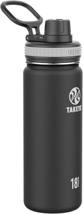 Takeya Originals Vacuum Insulated Stainless Steel Water Bottle, 18 Ounce by Takeya