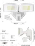 Onforu 32W Plug in Motion Sensor Lights Outdoor, 3200LM Motion Flood Light Dusk - Image 9