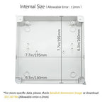 LeMotech Junction Box, Electrical Box IP65 Water Resistant Dustproof ABS - Image 3