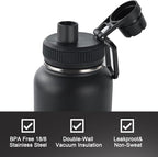 Navigate 32 oz Insulated Stainless Steel Sports Water Bottle - Image 4