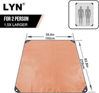 LYN Heavy Duty Emergency Blanket Survival Gear Waterproof Insulated Blanket - Image 2