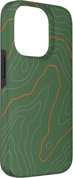 Backcountry Topo Guide Orange Lines Topographical Map Case - Image 3