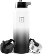 IRON °FLASK Camping & Hiking Hydration Flask - 40 oz Day & Night by IronFlask