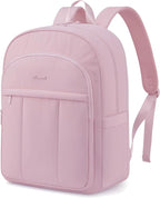 LOVEVOOK Laptop Backpack for Women, Puffer Travel Bag Fits 15.6 Inch Laptop by LOVEVOOK