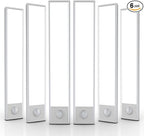 6 Pack Under Cabinet Lighting Wireless, 50 LED Rechargeable Battery Motion by BuyNow