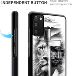 for Samsung Galaxy S20 FE Case, Lion Cross Jesus Christ Dove Pattern Graphic - Image 2
