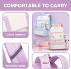 Womens Girls Backpack for School Cute Aesthetic Large Laptop Backpack Kawaii - Image 4