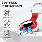 Linsaner Case for AirTag 2nd Gen & 1st Gen, Silicone Holder Keychain Key Ring - Image 3