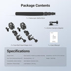 NEEWER Motorcycle Mount Accessories Kit Compatible - Image 8
