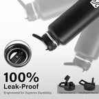 DYSANKY 40 oz Insulated Water Bottle | Thickened Stainless Steel Vacuum Metal | - Image 7