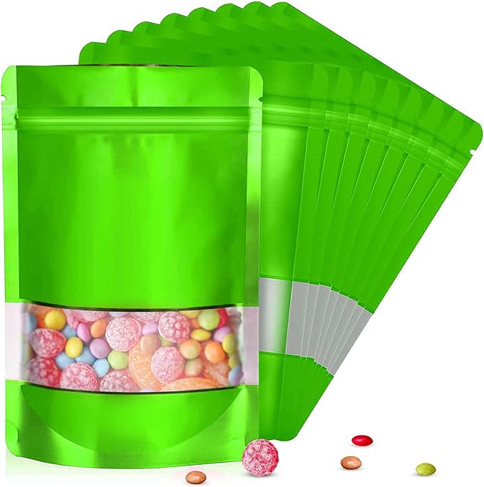 5.9"x8.6" 120pcs Mylar Bags for Food Storage, Smell Proof Bag by ODDIER