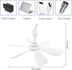 Silent USB Powered Ceiling Fan - Image 5