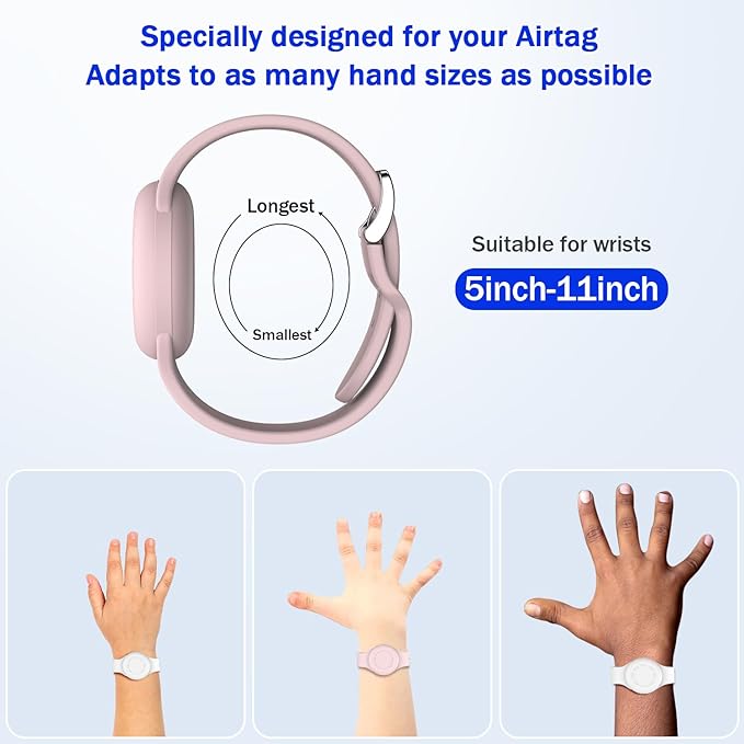 R-fun Waterproof for Air Tag Bracelets Compatible - Image 5