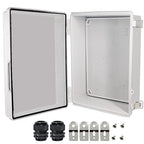 Zulkit Junction Box, IP67 Waterproof Electrical Box Hinged Cover Stainless by Zulkit