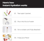 Instant Hydration Sugar Free Electrolytes Powder Packets Variety Pack - Image 7