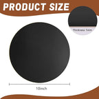 Adnee 2 Pcs Pond Liner Repair Patch-10 Inches Round Self-Adhesive EPDM Liner - Image 2
