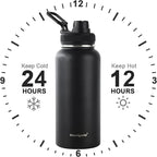 Navigate 32 oz Insulated Stainless Steel Sports Water Bottle - Image 3