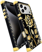 for iPhone 17 Pro Max Case Luxury Golden Decoration - Image 3