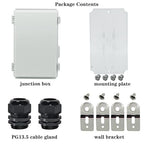 Zulkit Junction Box, IP67 Waterproof Electrical Box Hinged Cover Stainless - Image 6