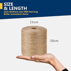 PerkHomy Natural Jute Twine 1800 Feet Long Twine String - Image 2