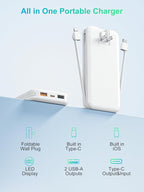 Portable Phone Charger, 10000mAh PD20W Fast Charging Power Bank - Image 9