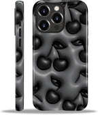 for iPhone 14 Pro Case, HL2 Cute Cool Cherry Black Hybrid 2 Layer Hard Shell by Unknown