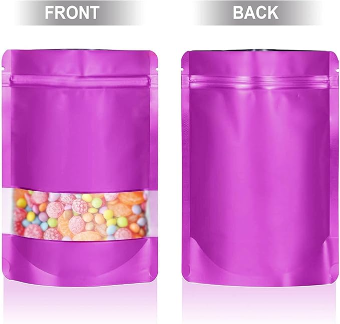 5.9"x8.6" 120pcs Mylar Bags for Food Storage, Smell Proof Bag - Image 4