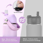 Fijinhom 18oz Insulated Stainless Steel Water Bottle, Wide Mouth Double Wall - Image 4
