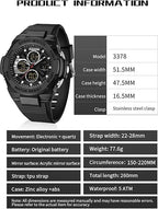 FANMIS Mens Military Multifunction Digital LED Watch Electronic Waterproof - Image 5