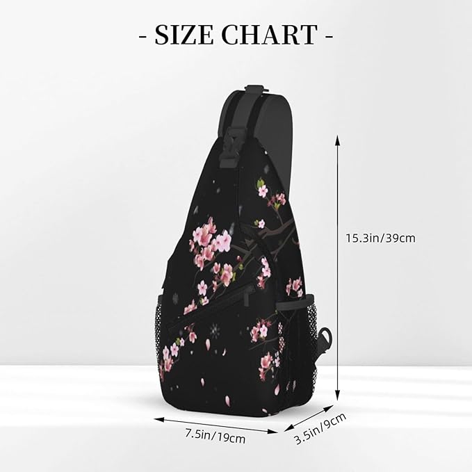 Cherry Blossom Crossbody Sling Bag - Image 2