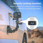 Magnetic Accessories for GoPro, Quick Release Base for Bike, Selfie Stick - Image 4