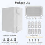 Junction Box IP65 Waterproof Dustproof ABS Plastic Enclosure Outdoor and Indoor - Image 7