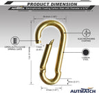 AUTMATCH Carabiner Clips, 4 Pack - Image 4