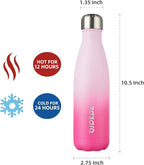BJPKPK 17oz Insulated Stainless Steel Water Bottle Metal Water Bottles - Image 2