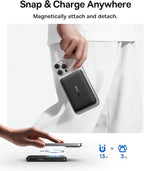 Baseus for MagSafe Portable Charger, Qi2 Certified 15W Wireless Magnetic Power - Image 6