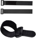 20 Pack 8 Inch Reusable Fastening Cable Ties and Cable Straps, Adjustable - Image 3